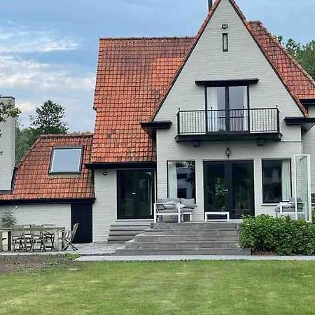 Charmante Villa Aan De Leie Sint-Martens-Latem Luaran gambar